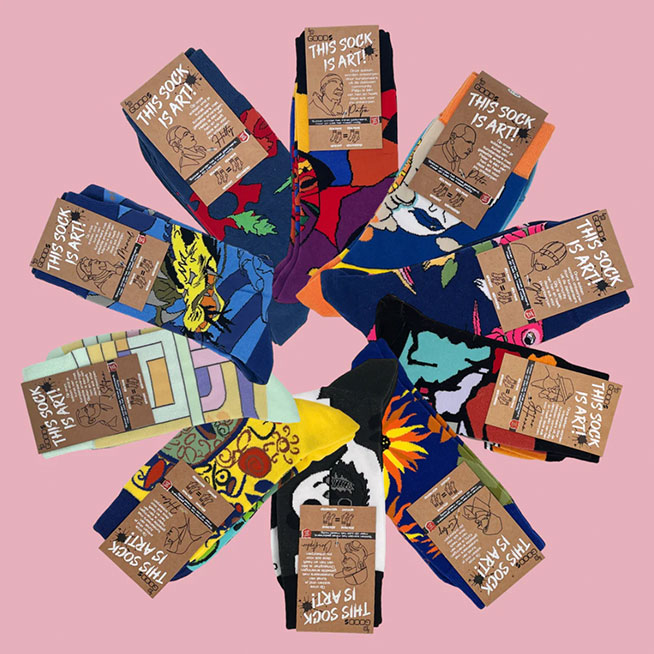 10-pack | Art sokken bundel